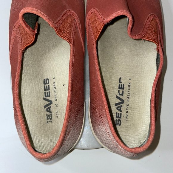 SeaVees Baja Slip On Dip Dye Mens Comfort Slip On‎ Cayenne Sneaker Shoes Sz 10 - Picture 3 of 10